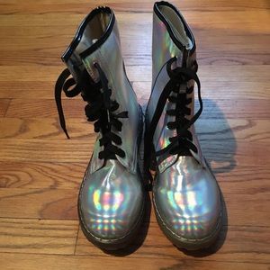 Holographic Combat Boots